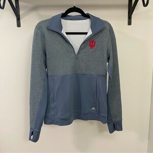 ⭐️ 2/$40 ⭐️ Adidas Two-Tone Gray Half-Zip IU Pullover